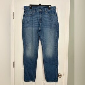 Old Navy Built In Flex Athletic Taper Leg Denim Jeans Mens Sz 36X32 New